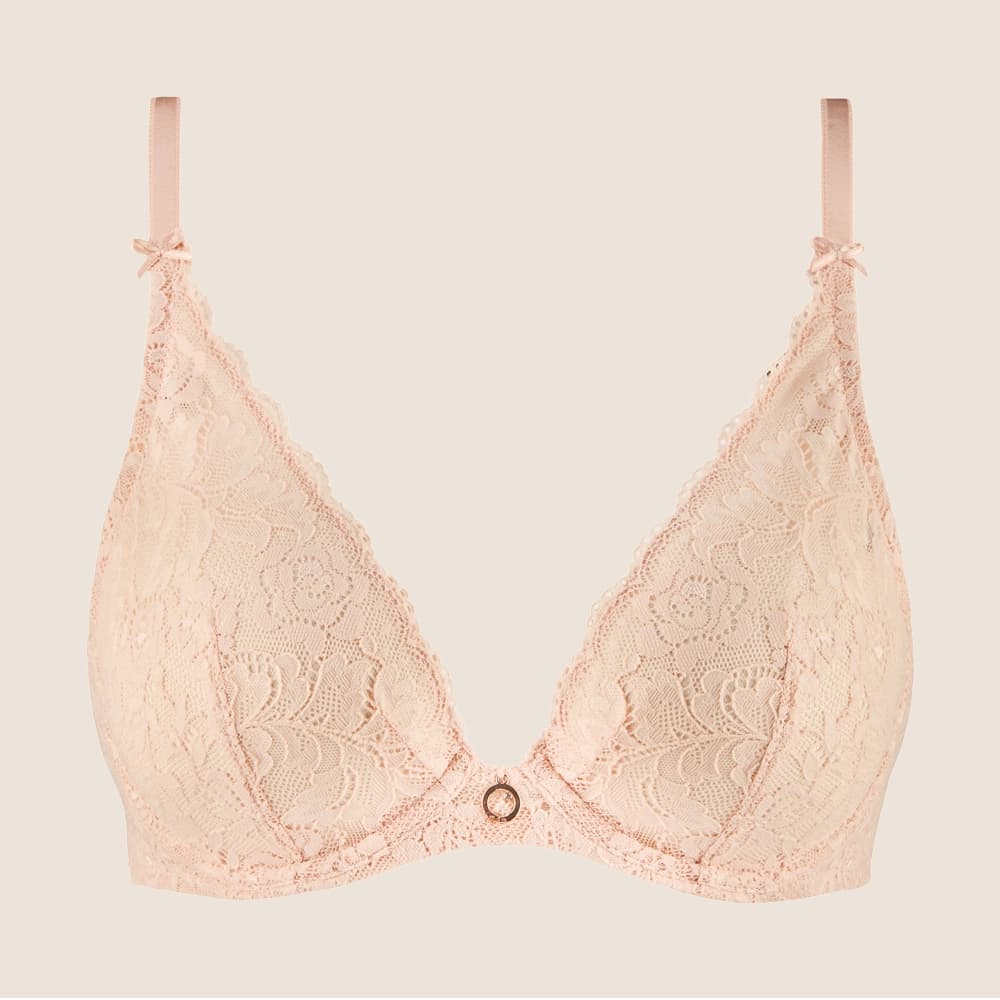 Triangle Plunge Comfort BH 'Rosessence'