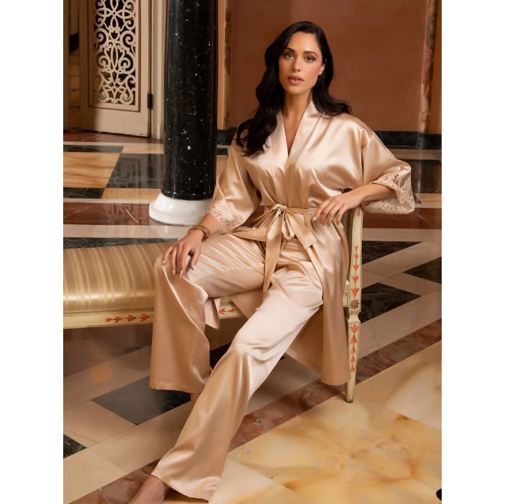 Kimono 'Splendeur Soie' Aurore LISE CHARMEL
